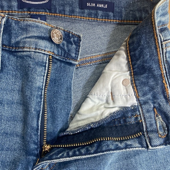 Scoop slim ankle medium wash jeans size 0 - Picture 6 of 8